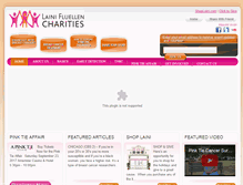 Tablet Screenshot of lainifluellencharities.org